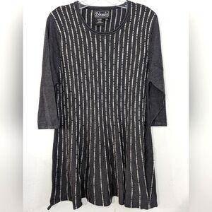 Rochelle Fashion Knit Dress size M